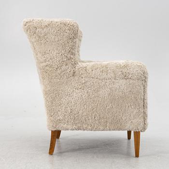A Swedish Modern armchair, mid 20th century.