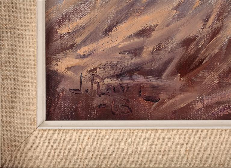 JOHANNES RAVN, olja på duk, sign o dat 63.