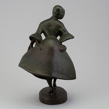 CARL FAGERBERG, a bronze sculpture, signed.