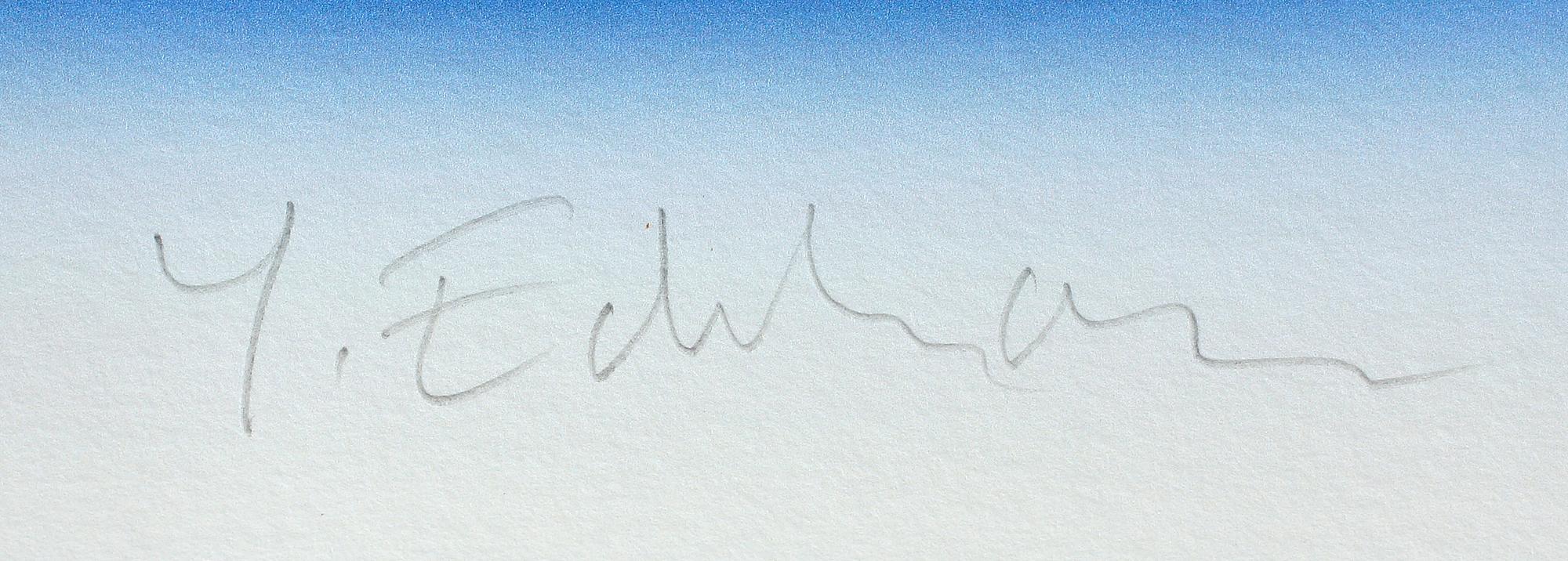 YRJÖ EDELMANN, färglitografi, sign o numr HC.