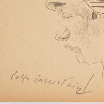 Lotte Laserstein, Självporträtt i hatt.