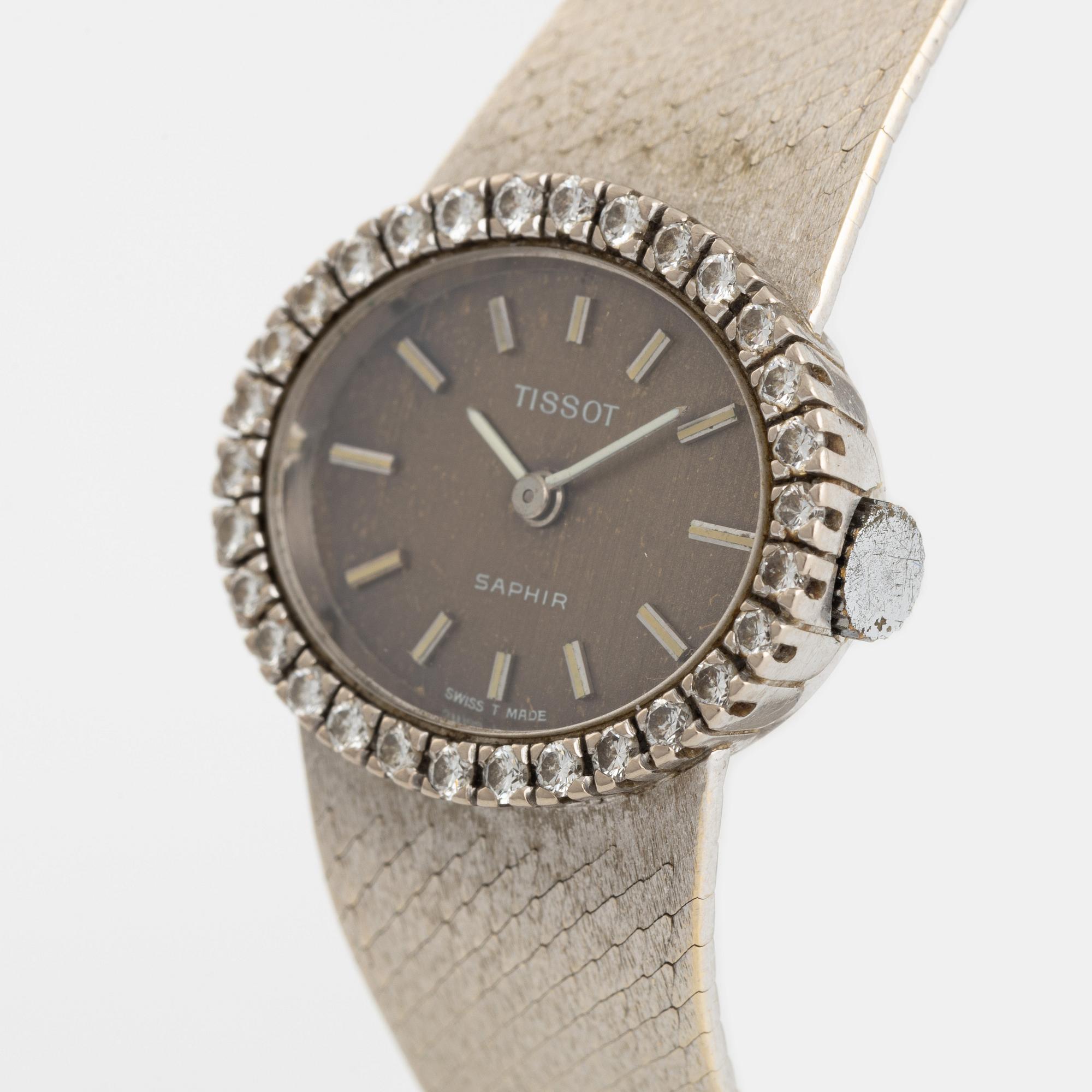 Tissot, Saphir, wristwatch, 24 mm.
