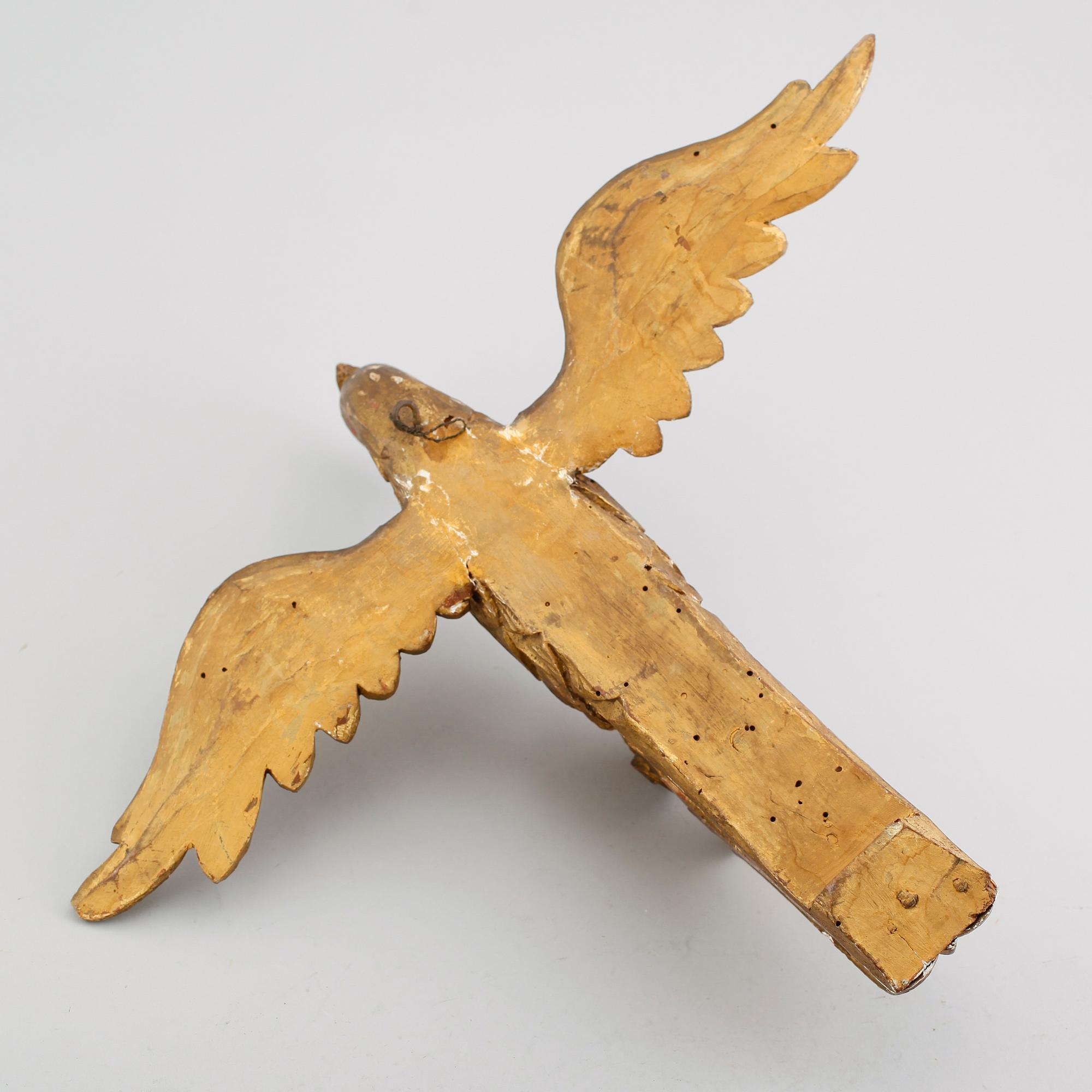 SKULPTUR, skuret trä, 1700-/1800-tal.