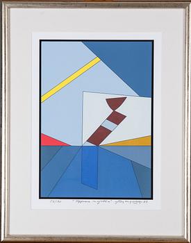 GÖRAN AUGUSTSON, serigrafi, signerad, daterad 93 och numrerad 56/120.