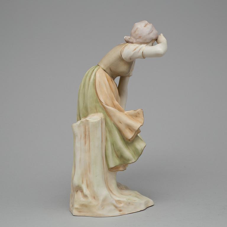 A figurine by Doebird, Wahliss, Royal Vienna, Austria.