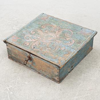 Skrin, allmoge, Småland, daterat 1851.