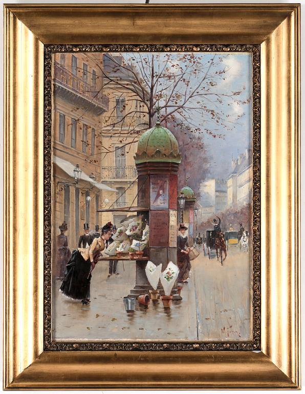 William Féron, Marché au fleur.