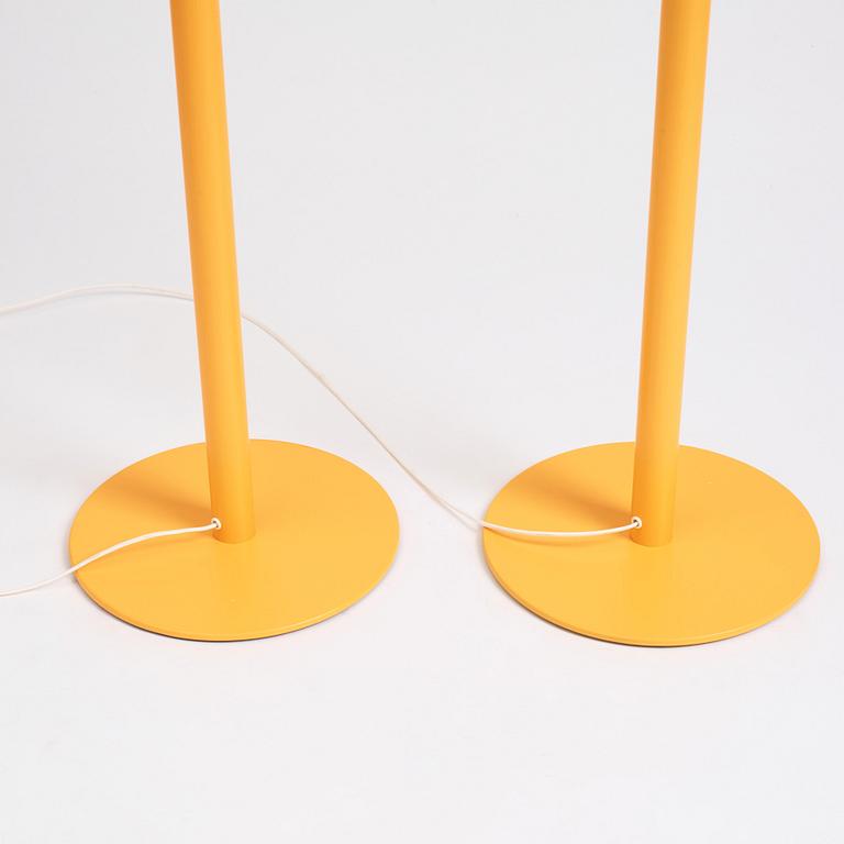 Olle Andersson, a pair of "Halo Halo" floor lamps, Boréns, Sweden, 1980s.