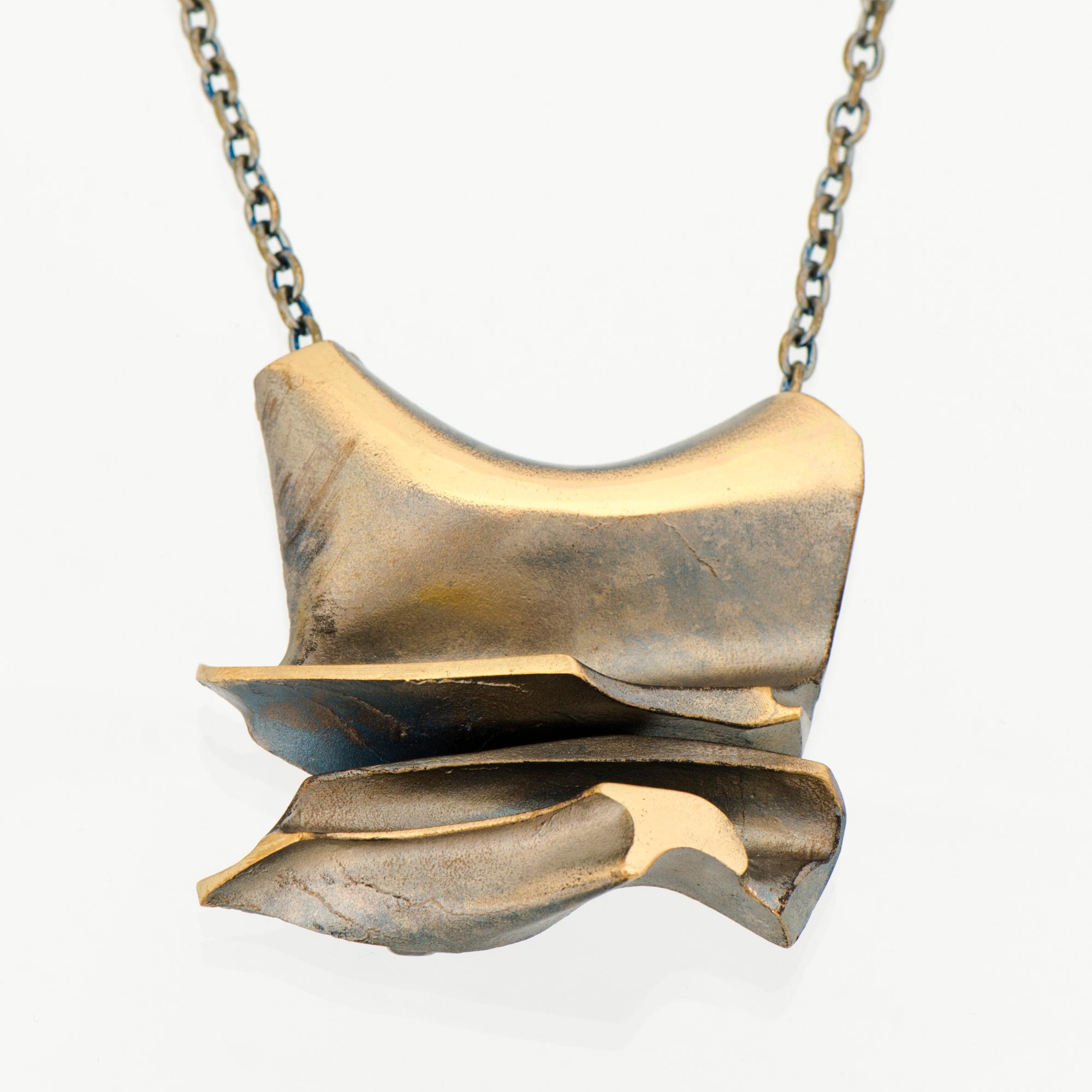 BJÖRN WECKSTRÖM, RIIPUS, RANNEKORU ja SORMUS, tulipronssia. Lapponia 1970-luku.