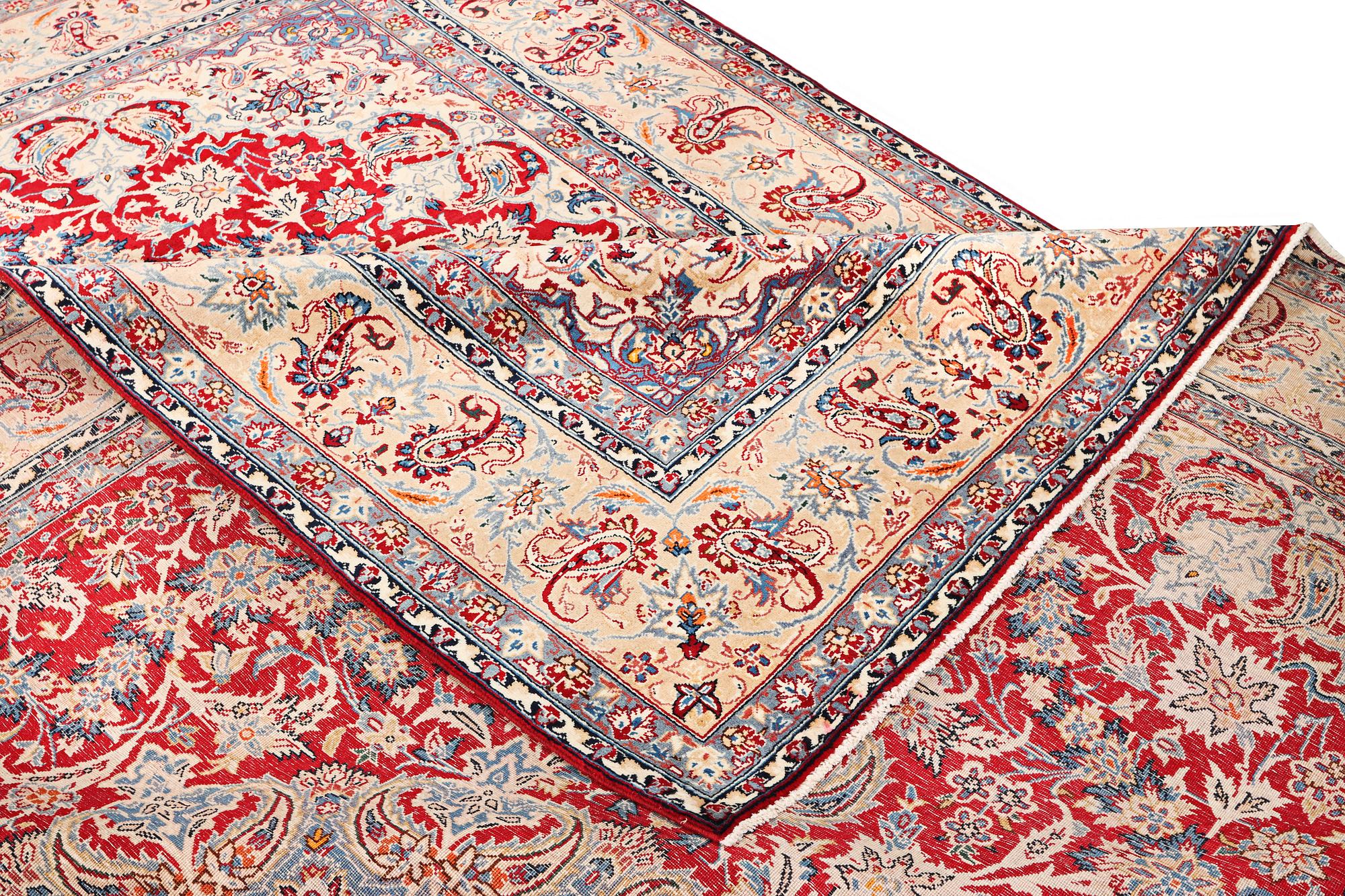 A Najafabad carpet, c. 360 x 252 cm.