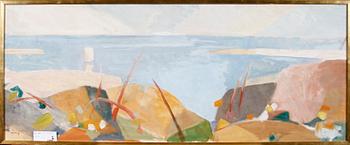 GUNNE, CARL. Olja på duk, sign.