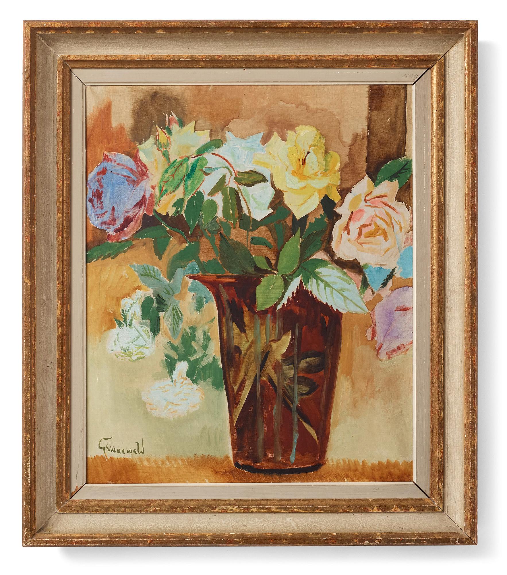 Isaac Grünewald, Still life with flowers. - Bukowskis