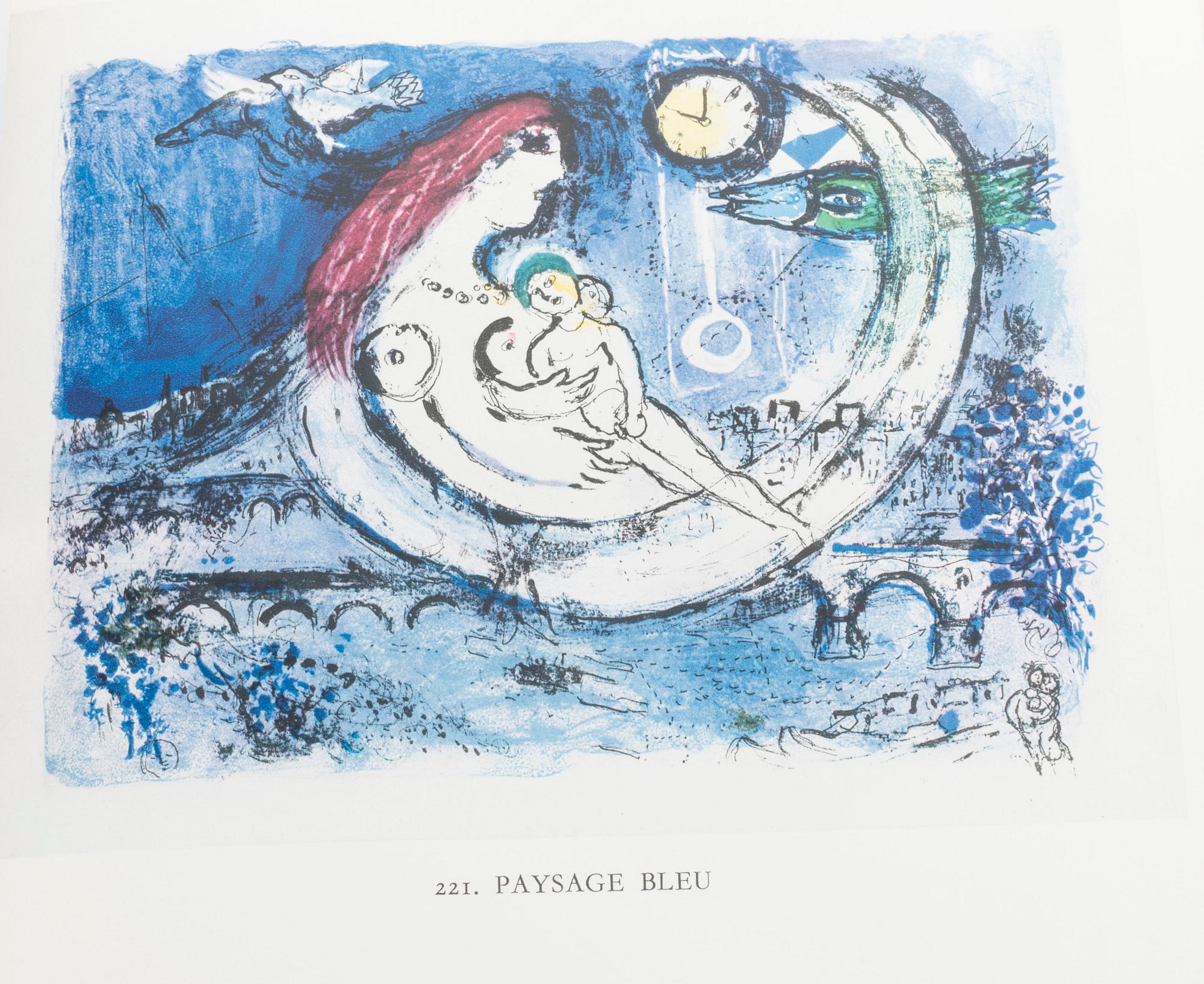 BÖCKER, "Chagall Lithographe II, 1957-62" & "Chagall Lithographie III, 1962-1963". 12 + 2  litografier.