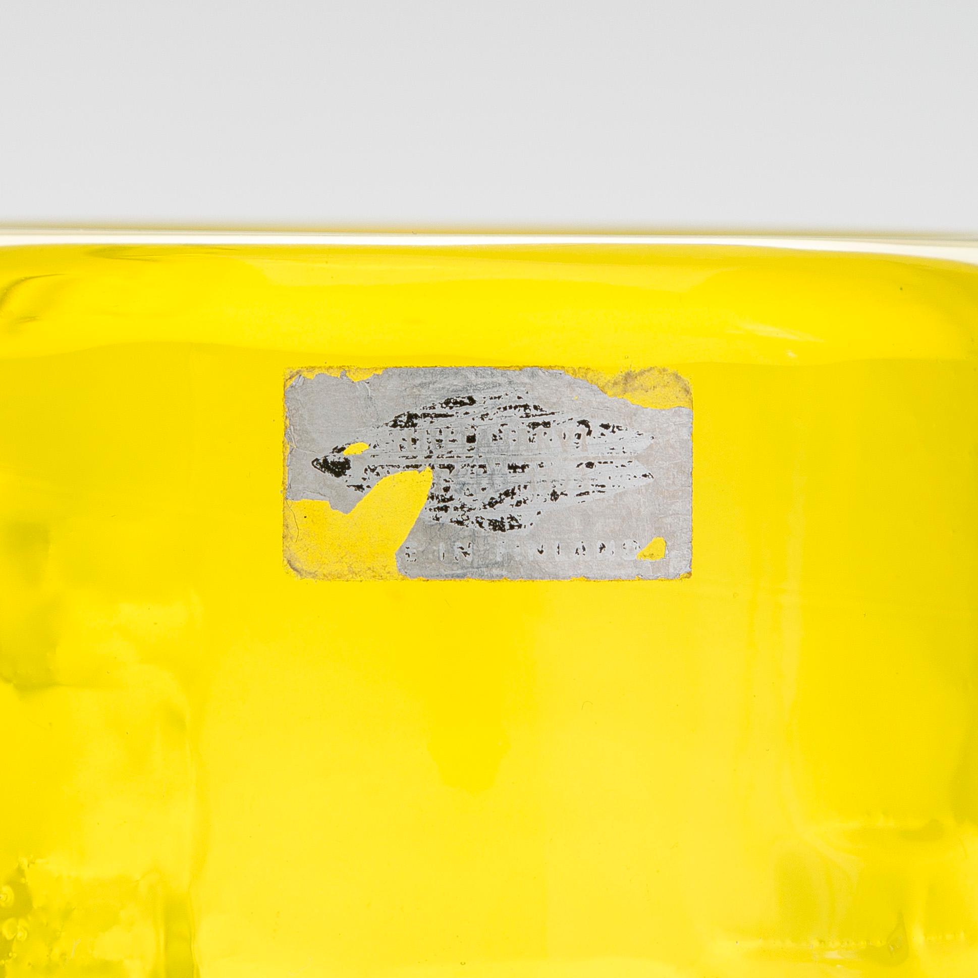 Oiva Toikka, maljakko, "Bambu", signeerattu Oiva Toikka, Nuutajärvi Notsjö.