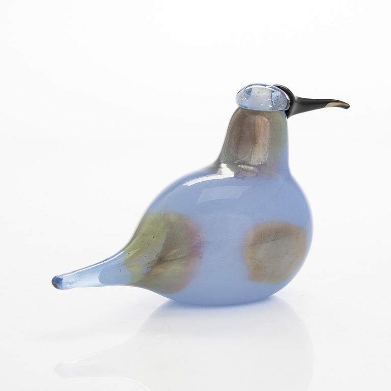 Oiva Toikka, A glass bird, "Sky curlew", second quality, signed O. T II Nuutajärvi.