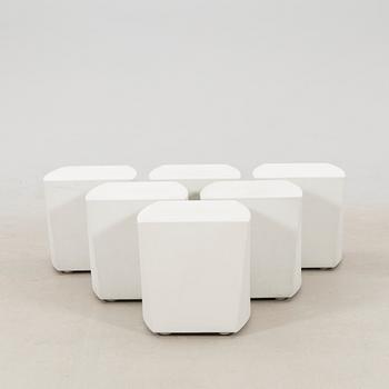 Emilio Nanni designed 6 "Boom" chairs for Steelmobil, early 21st century.