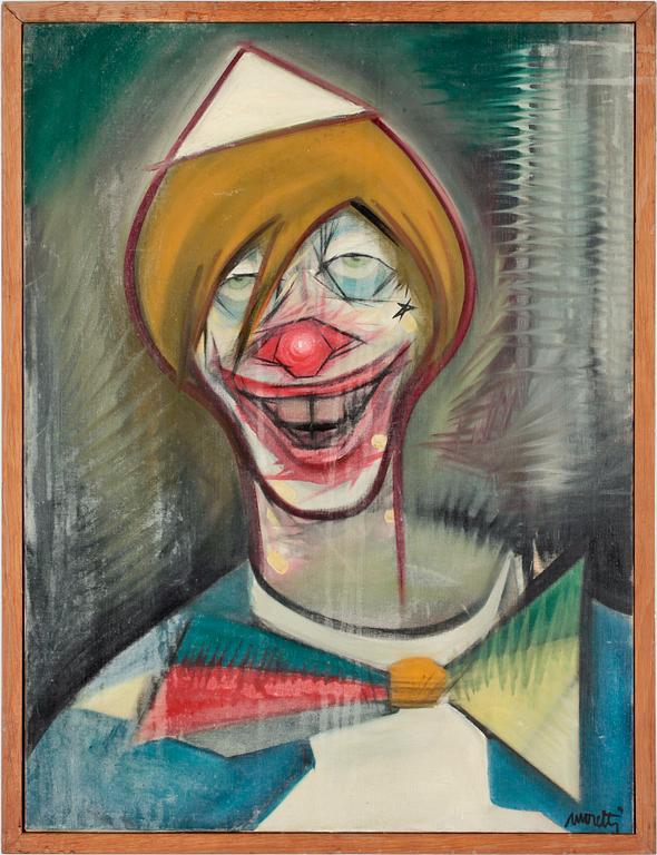 RAYMOND MORETTI, olja på duk, sign.