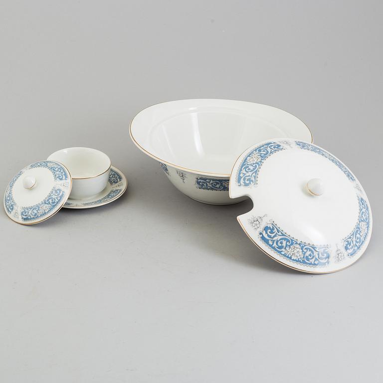 A mid 20th century 'Snow White' porcelin service, Johnson Bros ,33 pcs.