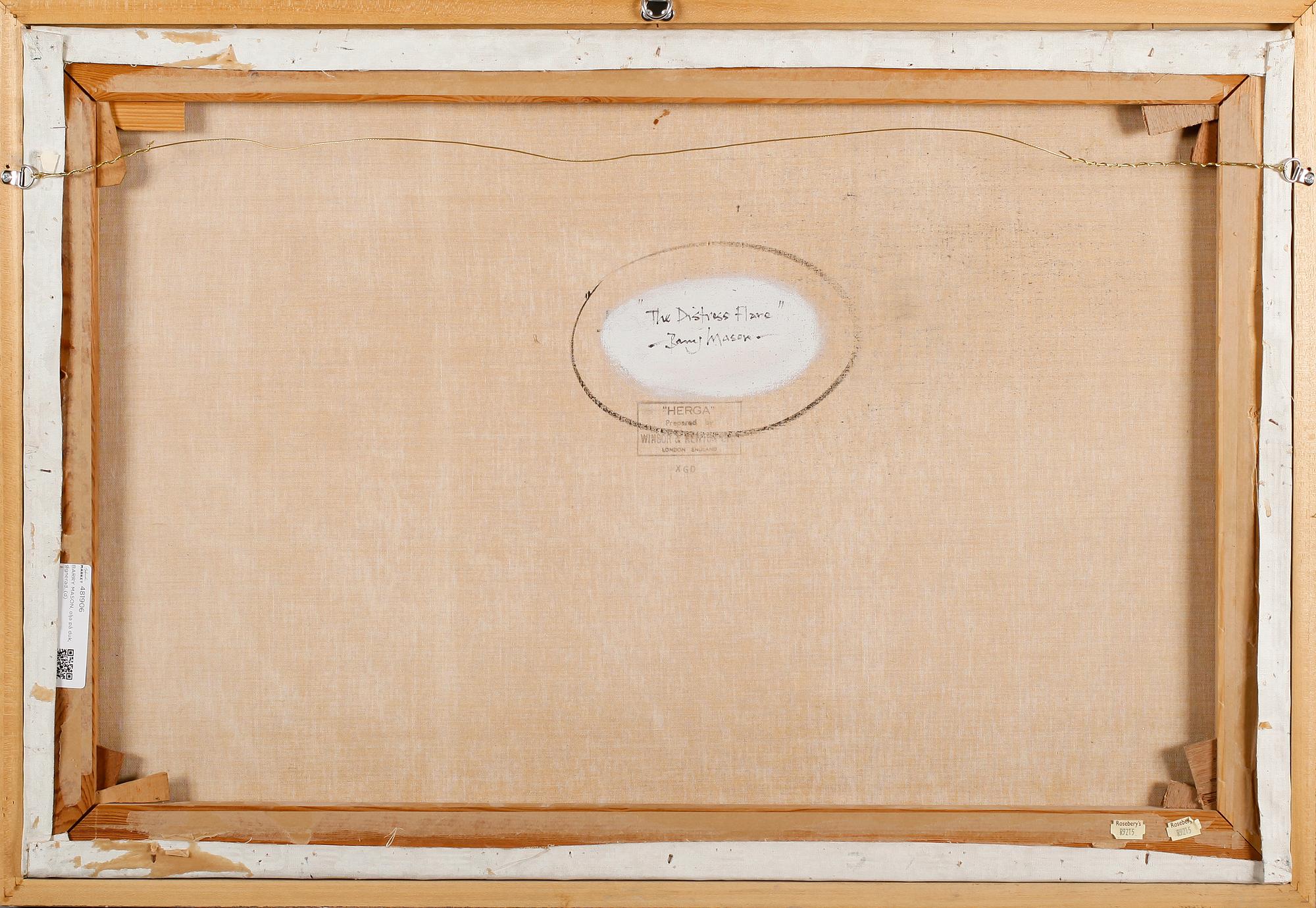 BARRY MASON, olja på duk, signerad.