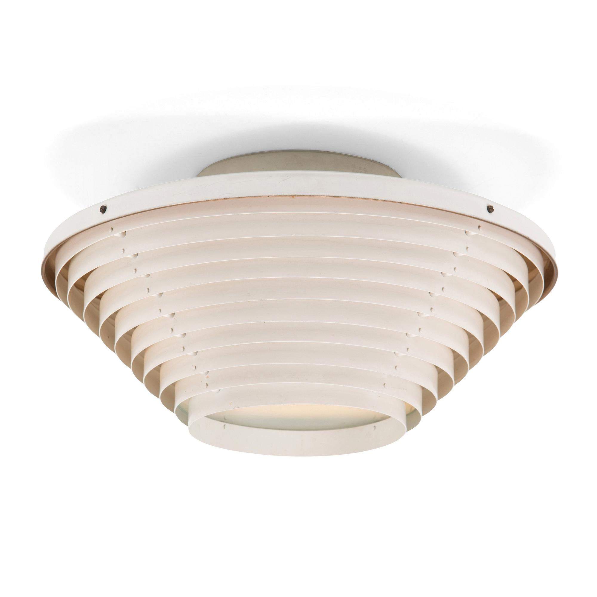 Alvar Aalto,  'A605' ceiling lamp for Valaistustyö.