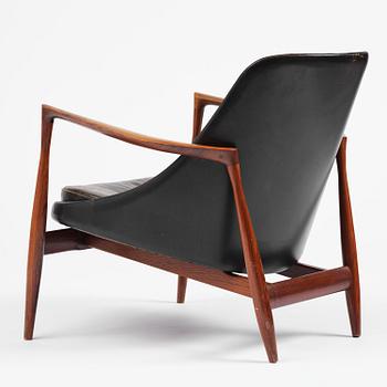 Ib Kofod-Larsen, a rosewood "Elizabeth" easy chair, cabinetmakers Christensen & Larsen, Denmark, 1950s-60s.