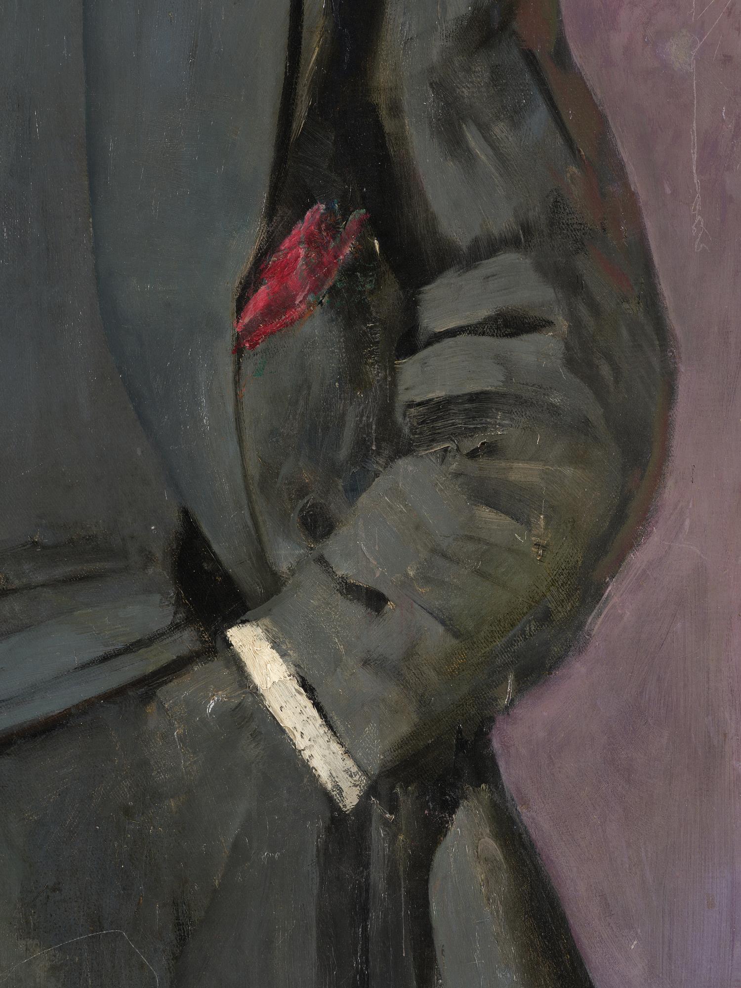 Christian Krohg, Male portrait.