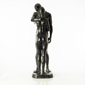 Gudmar Olovson, skulptur. Signerad. Numrerad. Gjutarstämpel. Brons, höjd 90 cm, längd 32 cm.