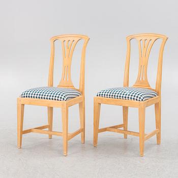 A pair of 'Fresta' Gustavian style chairs, Ikea, 1990s.
