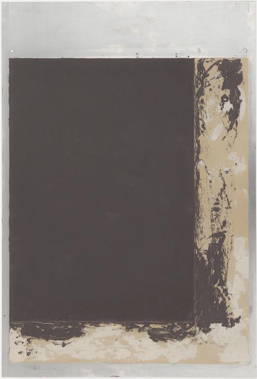 HÅKAN REHNBERG, triptyche, mixed media on sheet metal, signed and dated 1987 on verso.