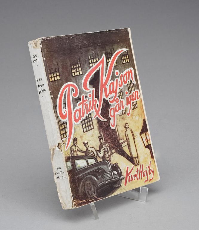 BOK, "Patrik Kajson går igen", Kurt Haijby, Modern Tid, Stockholm, 1947.