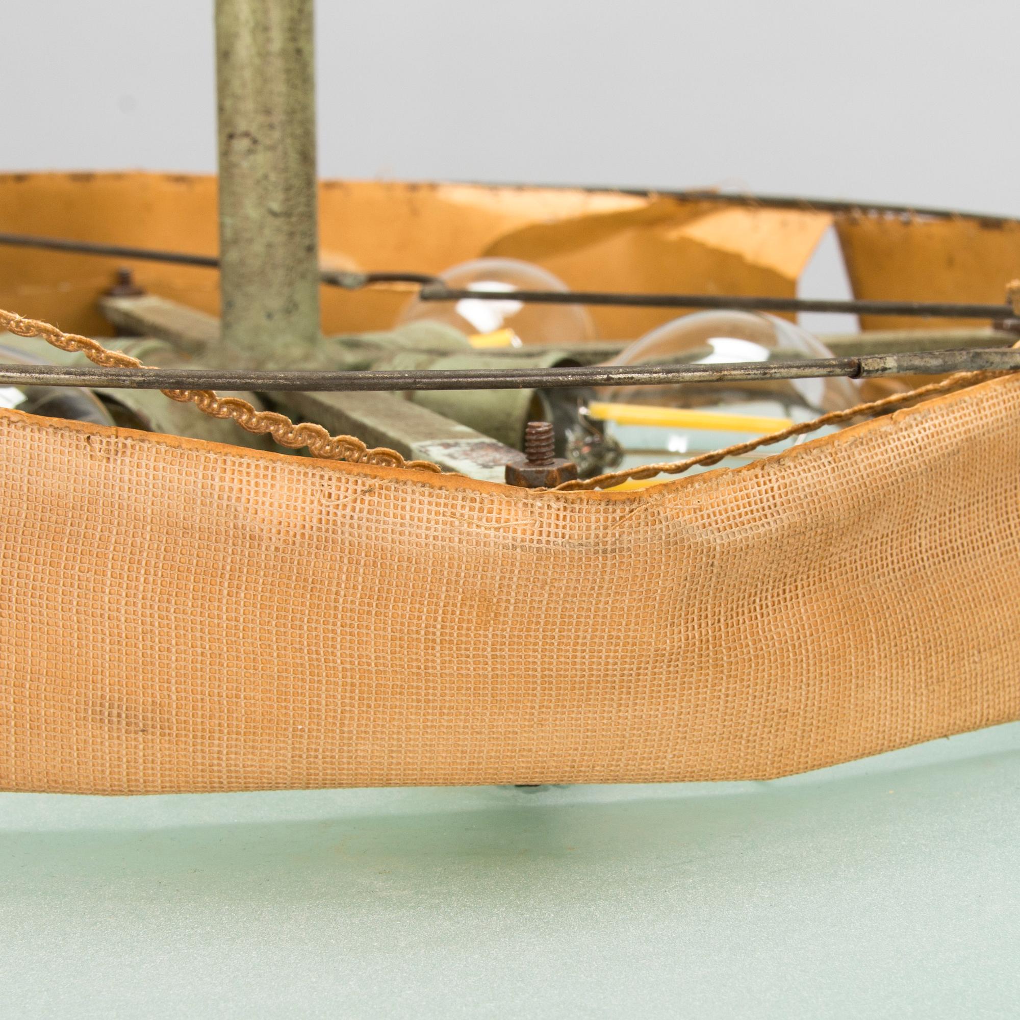 A 1920s/30s Swedish Grace ceiling lamp.