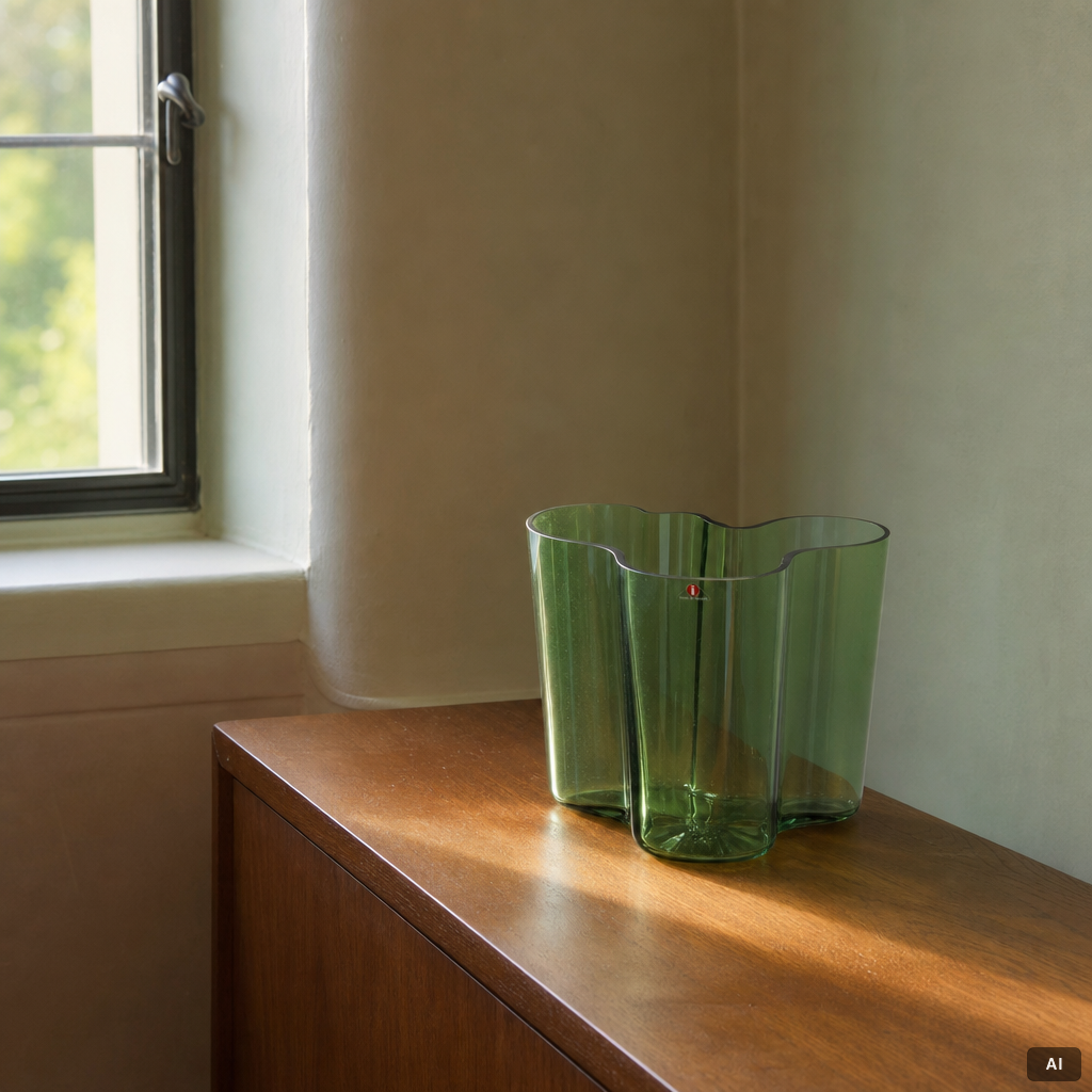 Alvar Aalto, a 'Savoy' 50-year jubilee vase, 3030, signed A. Aalto 1936-1986 Iittala 4180/8000.