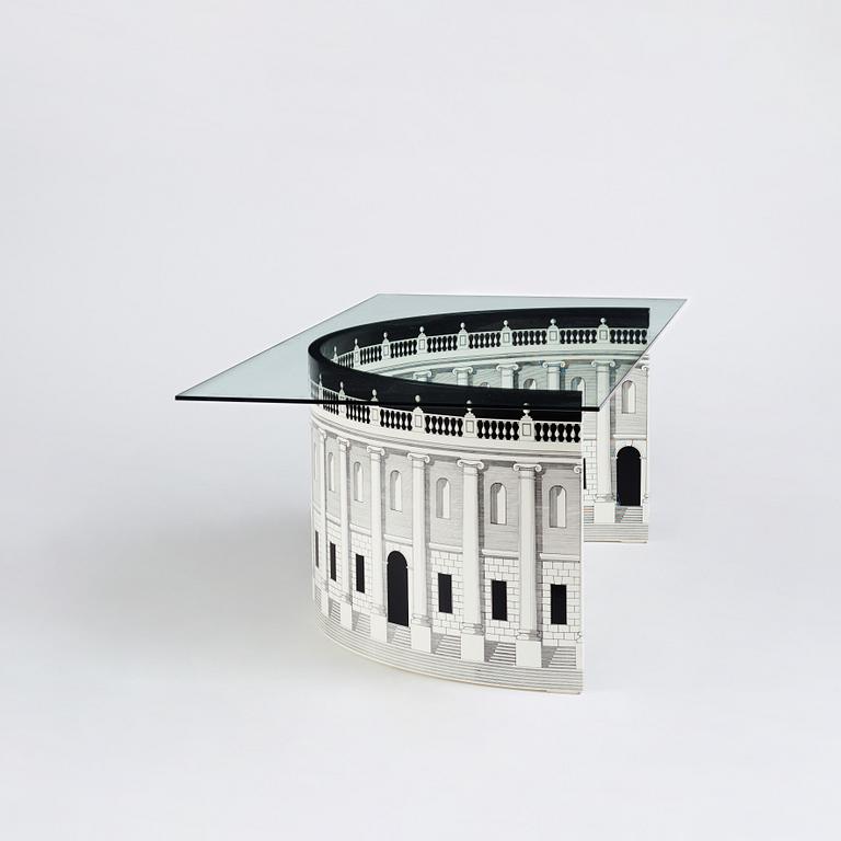 Piero Fornasetti, soffbord, "Architettura", Fornasetti, Milano, Italien 2008.