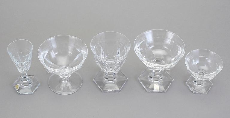 GLASSERVIS, 25 delar, Kosta, "Kronoberg", 1900-talets mitt.