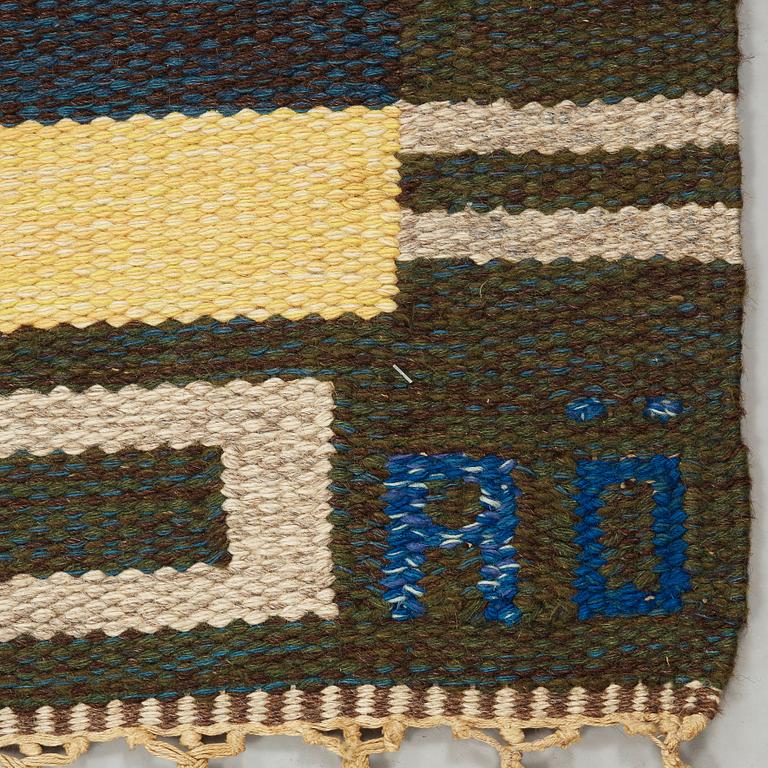 Agda Österberg, MATTA. Rölakan. 165,5 x 159 cm. Signerad AÖ samt à tergo AGDA ÖSTERBERG.