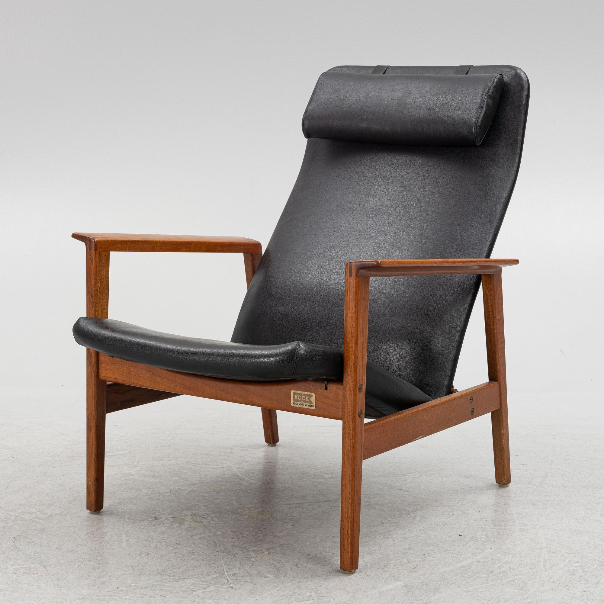 A 1950's/60's armchair, Kock, Malmö, Sweden.
