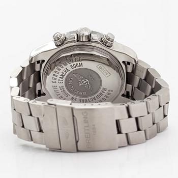 Breitling, Superocean, chronometre, 500m, wristwatch, 44 mm.