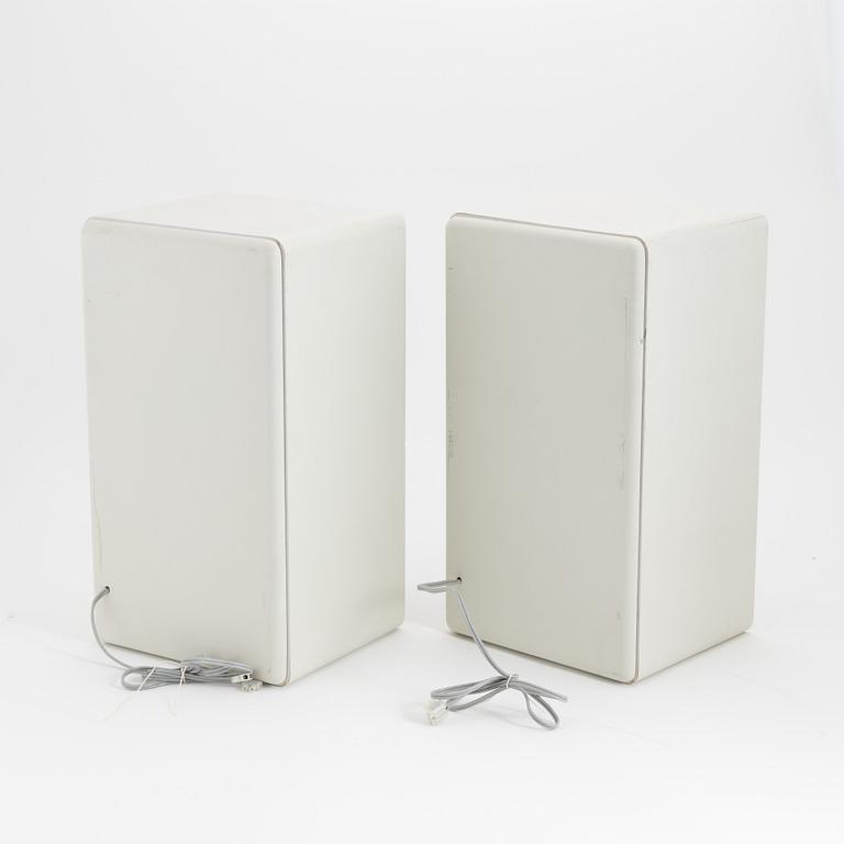 Dieter Rams, a pair of L 500 speakers, Braun.