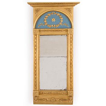 CARL PETTER SANDBERG, a gilt Empire mirror, Stockholm, active 1811-18.