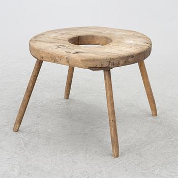 Stool, folk art probably 19th century.