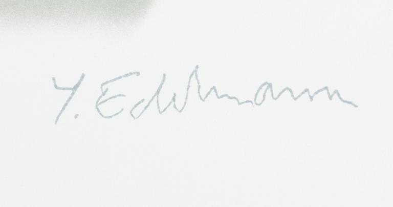 Yrjö Edelmann, "Packed blue and grey heaven".