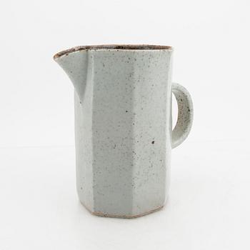 Signe Persson-Melin, a glazed ceramic pitcher, signed by hand numbered 178 och dated 1982, Rörstrand.