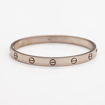 Cartier, Armband "Love", 18K vitguld. Märkt Cartier DC8769.