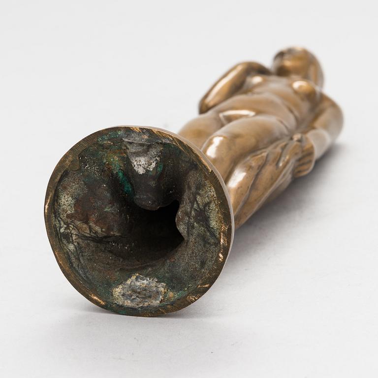 Mikko Hovi, a bronze sculpture, signed M. Hovi.