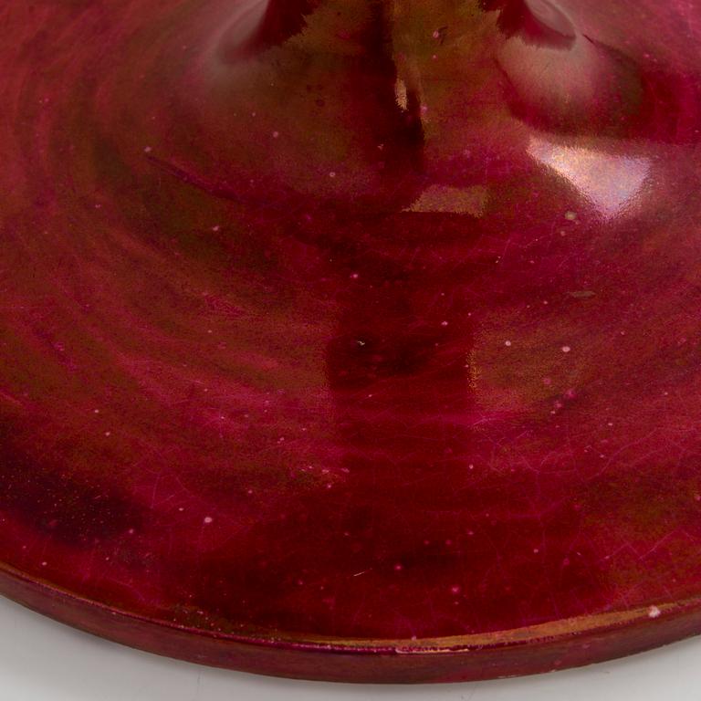 Birger Kaipiainen, kynttilänjalka, kivitavaraa, signeerattu, Kaipiainen Arabia.