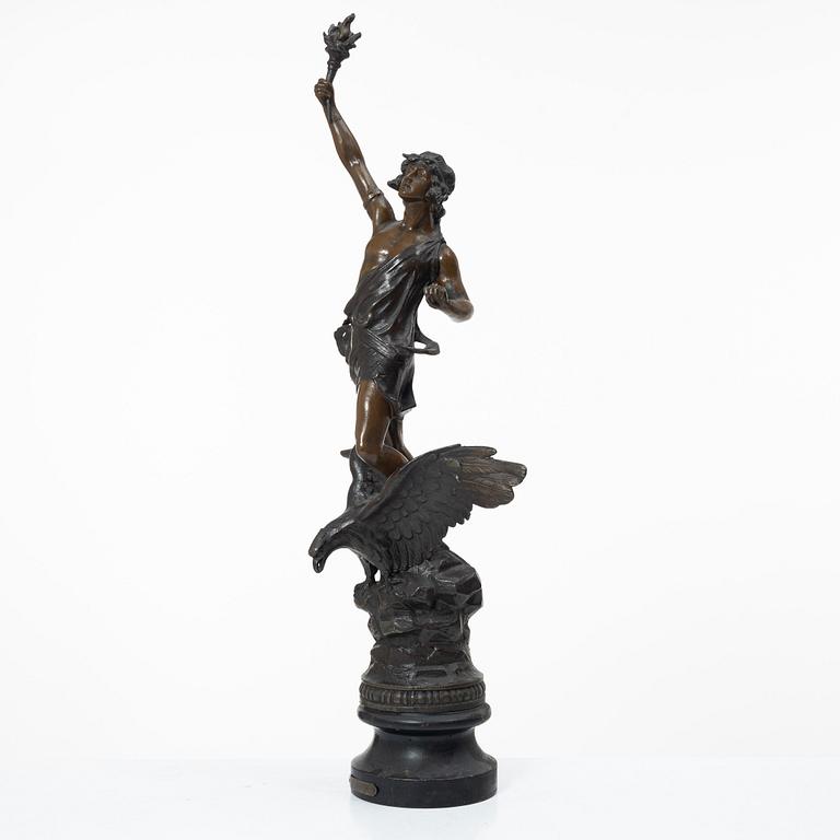 Decorative sculpture, "Le Jour," circa 1900.