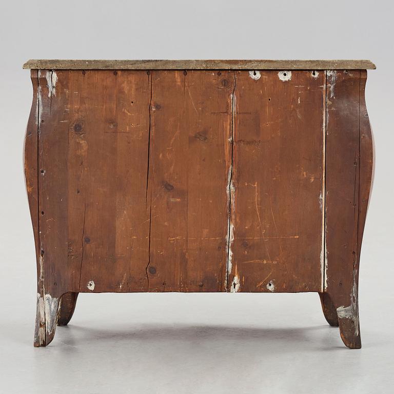 A Swedish Rococo commode by Lars Nordin (master in Stockholm 1743-1773).