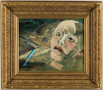 HANS WIGERT, oil on canvas, signed Hans Wigert and dated Grundsunda Stavsnäs 1997-1998 on the reverse.