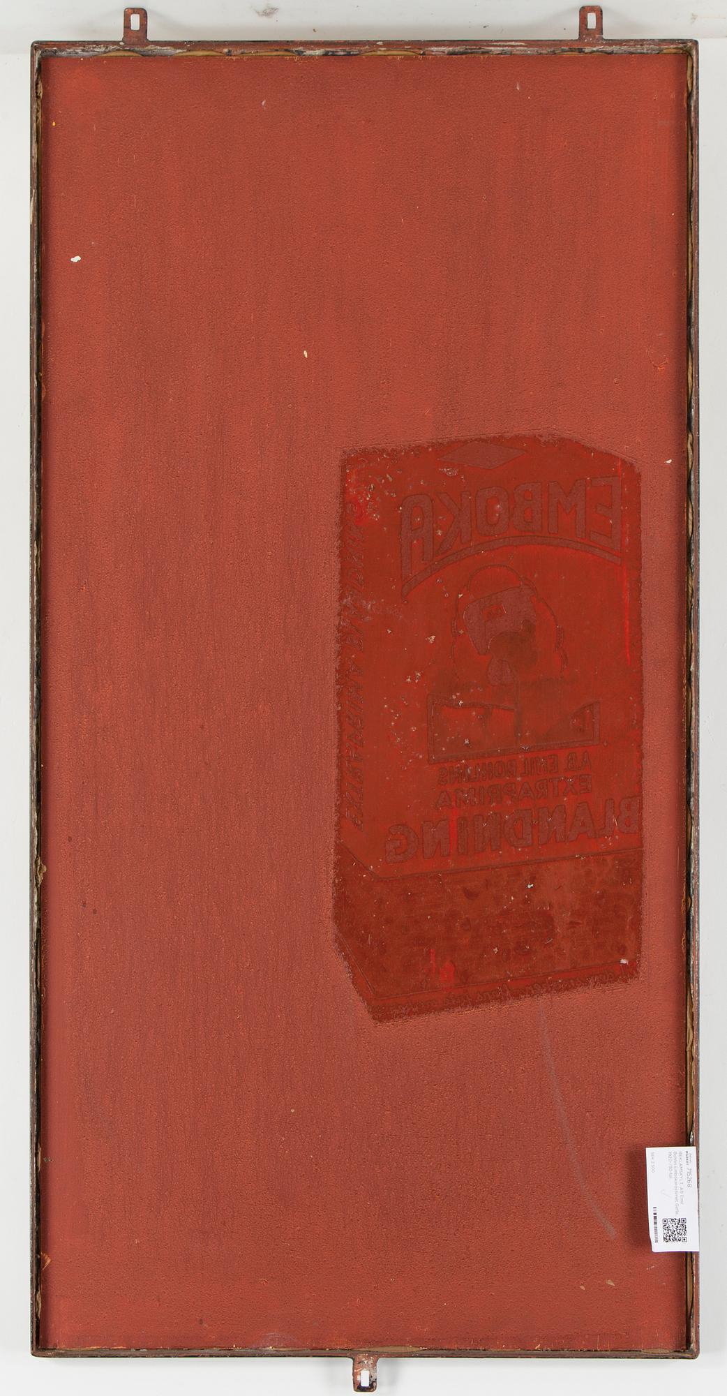 REKLAMSKYLT, AB Emil Bohlin Embokarosteriet Gefle, 1920-/30-tal.