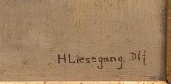 HELMUT LIESEGANG, olja på pannå, signerad.